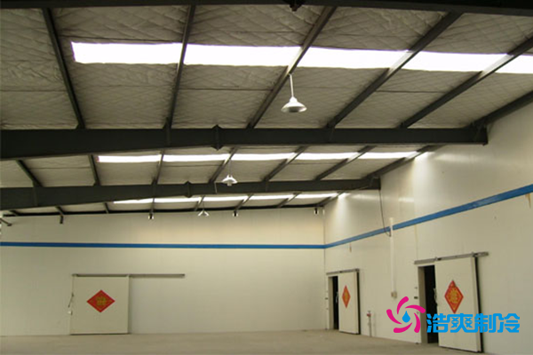 濟洪蔬菜配送中心冷庫建造完工庫內展示